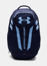 AUTH Under Armour Hustle 5.0 Backpack Navy Blue 29L Water Resistant Laptop Bag Men's Sports Bag price