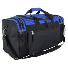 DALIX Brand New Duffle Bag Sports Duffel Bag in Black Gym Bag Royal Blue Men's Sports Bag price