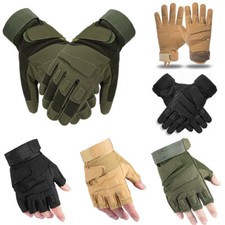Tactical Military Fingerless Gloves Mens Outdoor Cycling Half Finger Gloves USA Gloves (Outdoor) price