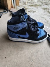 Nike Air Jordan size 1 y . 1 Retro High OG Royal sneakers shoes kids boys blue Boys' Casual Shoes price