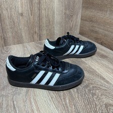 Adidas Shoes Youth Size 3 Black Samba Classic Indoor School Sneakers Boys' Casual Shoes price