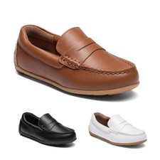 Kids Boys Penny Loafers Casual Dress Shoes for Toddler Little Big Kid Boys' Casual Shoes price