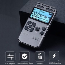 64GB Rechargeable LCD Digital Audio Sound Voice Recorder Dictaphone MP3 Player Recorder price