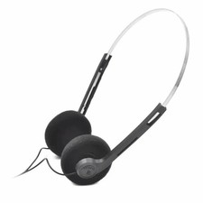 Retro Over Ear Wired Headphones 3.5mm Vintage Stereo Headset Black Headphones price