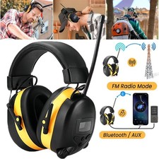 FM Radio Headphones with Digital Display, 30Db FM Hearing Protection Safety Headphones price