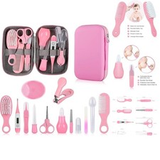 Baby Grooming Kit, Infant Safety Care Set with Hair Brush Comb Nail Clipper N... Baby Hair Brush-Comb price