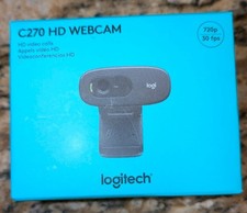 Logitech C270 3.0MP Webcam Black  New in Sealed Box Web Cameras price