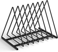 Triangle Desk File Organizer, 7 Slots Metal File Sorter Magazine Holder Document Document Rack price