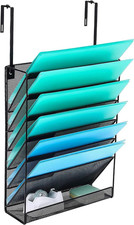 7-Compartment Wall Mounted Hanging File Organizer Cubicle Wall File Holder Verti Document Rack price