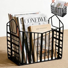 Metal Magazine Holder, Document File Rack with Handle, Newspaper Book Folder ... Document Rack price