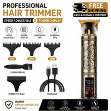 Men Vintage T9 Rechargeable Hair Trimmer Professional Beard Clipper Hair Cutter Hair Clippers price