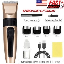 Professional Cordless Hair Clippers Trimmer Men’s Barber Cutting Kit Machine Hair Clippers price