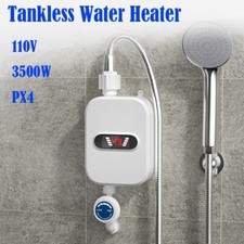 110V 3500W Tankless Hot Water Heater Shower Electric Instant Heater Bathroom Water Heaters price