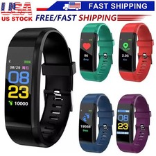 Fitness Smart Watch Activity Tracker Heart Rate For Women Men Oxygen BP Monitor Smart Bracelet price