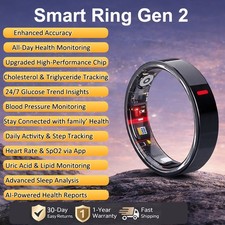 Smart Ring Gen 2 Health Fitness Tracker Heart Rate Blood Oxygen Sleep Monitor Smart Bracelet price