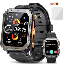 2024 New Blood Pressure Smart Watch Men Military Fitness Tracker Wristwatch Smart Bracelet price