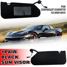 1 Pair Black Sun Visor Sunshade 23142243 Fit For 2005-2013 Chevrolet Corvette C6 Sunshade price