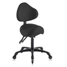 DR.LOMILOMI Ergonomic Saddle Rolling Stool Chair with Backrest 510 KOA Standard Stool price