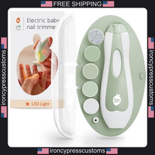 Electric Baby Nail Trimmer with LED Safety and Dual Speeds Baby Nail Clippers price