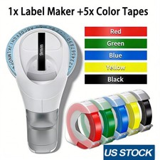 Compatible DYMO Embossing Label Maker with 5 DYMO Label Tapes | Organizer Xpress Label Maker price