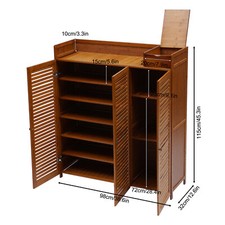 Wood Shoe Storage Rack Entryway Shoe Cabinet Shoe Organizer Closet Cabinet Shoe Cabinet price