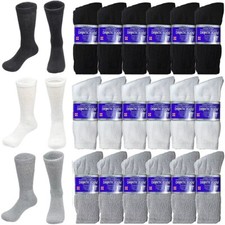 Wholesale Bulk Mens Diabetic Crew Socks Health Circulatory Size 9-11,10-13,13-15 Boys' Socks price