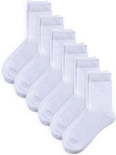 Unisex Kids Youth Boys Girls Soft Cotton School Crew Dress Socks Seamless Toe Bl Boys' Socks price