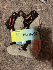 Hurley Boys Medium Socks 10 Pair Pack 5Y-7Y Boys' Socks price