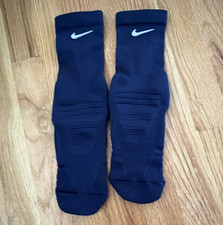 Nike Boys Football Athletic Socks Black Size ML Logo Theme Crew Socks - 1 Pair Boys' Socks price