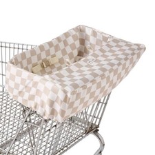 Itzy Ritzy Shopping Cart and High Chair Cover - Taupe Checkerboard High Chair Cover price