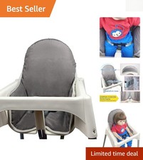 Baby High Chair Cover - Protects from Spills and Crumbs - Water Resistant for... High Chair Cover price