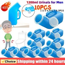 1200ml Male Urinal Spill Proof Urine Bottle Plastic Mens Pee Bottle with Lid Urinal price