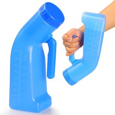 Urinal Bottle Male Urinals Portable Urine Bottle with Screw Lid 1200 ml Plast... Urinal price