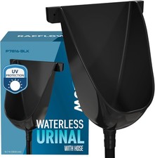 Waterless Urinal with Hose (Black) - UV Resistant Outside Urinal,Outdoor Plastic Urinal price