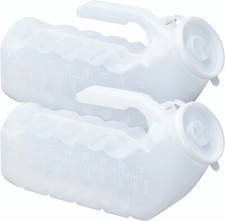 Urinals for Men (Pack of 2) Male Urinal with Odor-Shield Lid Urinal price