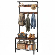 4-in-1 Coat Rack Hall Tree with Shoe Bench, Shoe Storage, Removable Hooks, Hangi Hall Tree price