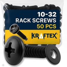 10-32 Rack Screws 50-Pack - Versatile Server Rack Accessories for Network Cabine Server Accessories price