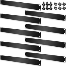 Blank Rack Mount Panel 1U Metal Black Spacer - 5 Pcs for Server Rack Accessories Server Accessories price