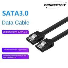 SATA 3.0 Hard Disk  Cable  Straight HDD SDD Data Cable with Locking50cm Flexible Disk Cable price