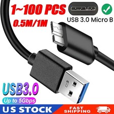 Micro USB 3.0 Cable High Speed Data SYNC For HDD External Hard Drive LOT Disk Cable price