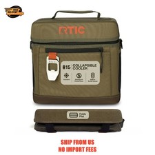 RTIC 15-Can, 16 Qt, Collapsible Soft Cooler with Bottle Opener, Olive Bottle Coolers price