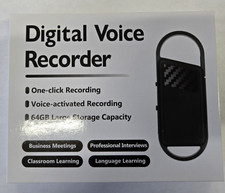 64GB Digital Voice Activated Recorder Pocket Audio Recording Playback Device Voice Recorders price
