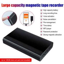 Mini Spy Hidden Audio Recorder Voice Activated Magnetic Recording Device / 32GB Voice Recorders price