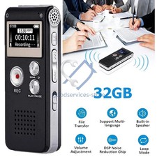 Lecture Digital Voice Recorder Dictaphone Audio MP3 Sound Mini Spy Recorder Mic Voice Recorders price