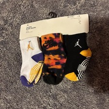 Nike Air Jordan Infant Baby No Slip Ankle Socks 3 Pack, Jumpman 12-24 Months Baby Socks price