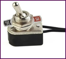 SPST Toggle Switch 6A 125V On Off Rocker Switch with Wire 12mm Mount Switches price