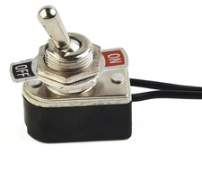 SPST Toggle Switch 6A 125V On Off Rocker Switch with Wire 12mm Mount Switches price