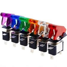 1pcs SPST ON/Off 2Pin Heavy Duty Rocker Toggle Switch with Cover 12V 20A for Car Switches price