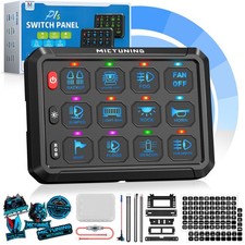12 Gang Switch Panel On-Off LED Light Circuit Control Relay System Box 12V/24v Switches price