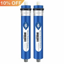 2 Pack 50/75/100/150GPD RO Membrane Reverse Osmosis System Water Purifier Filter Water Purifier price